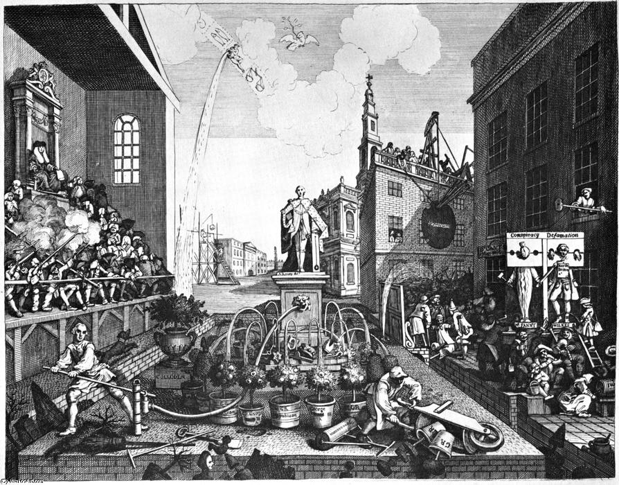 The Times, Plate 2 — William Hogarth