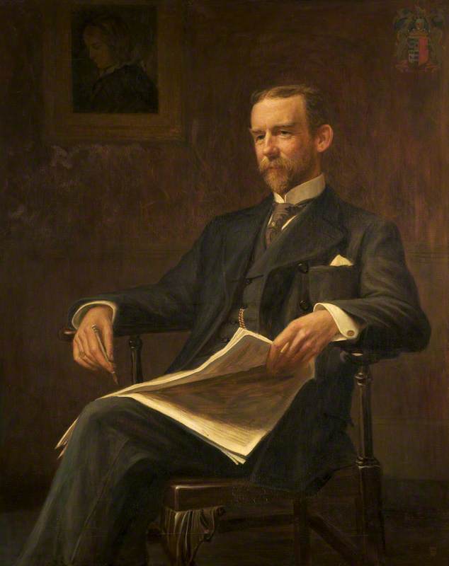 William Grey (1850–1910), 9th Earl Of Stamford — Frank Stanley Ogilvie