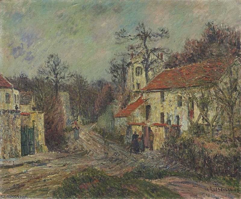 Winter In Chaponival — Gustave Loiseau