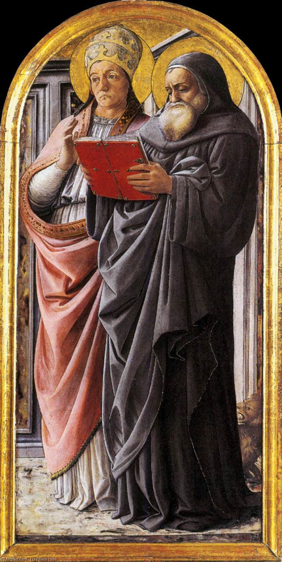 Sts Gregory And Jerome — Filippo Di Tommaso Lippi