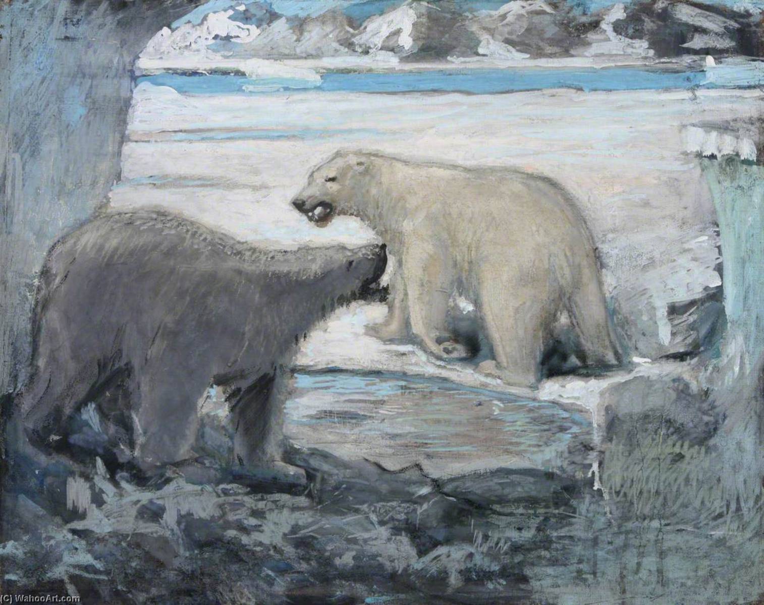 The Bears' Courtship, Greenland — William Walls
