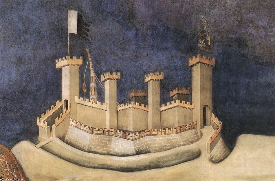 Guidoriccio Da Fogliano (detail) — Simone Martini