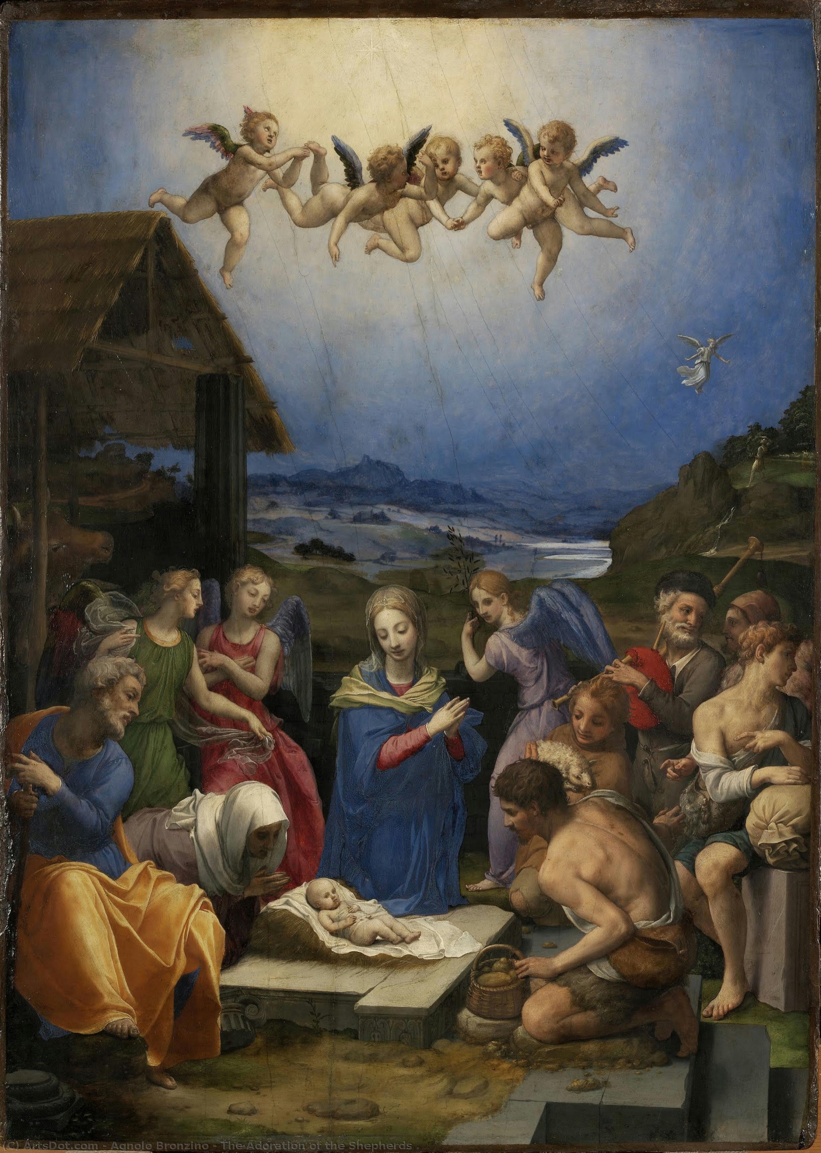 The Adoration Of The Shepherds — Agnolo Bronzino