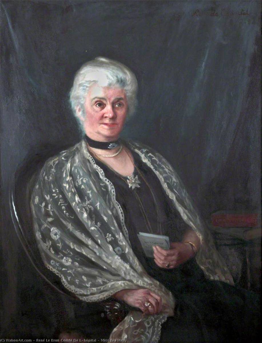 Miss Eva Melly — René Le Brun Comte De L'hôpital