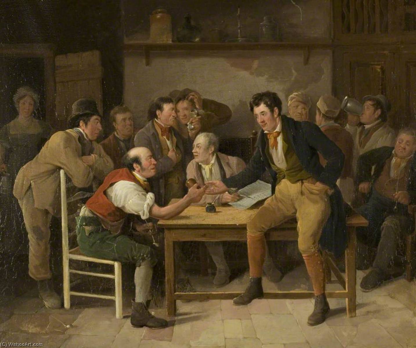 Inn Scene — Edward Villiers Rippingille