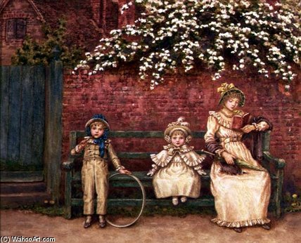 The Garden Seat — Kate Greenaway