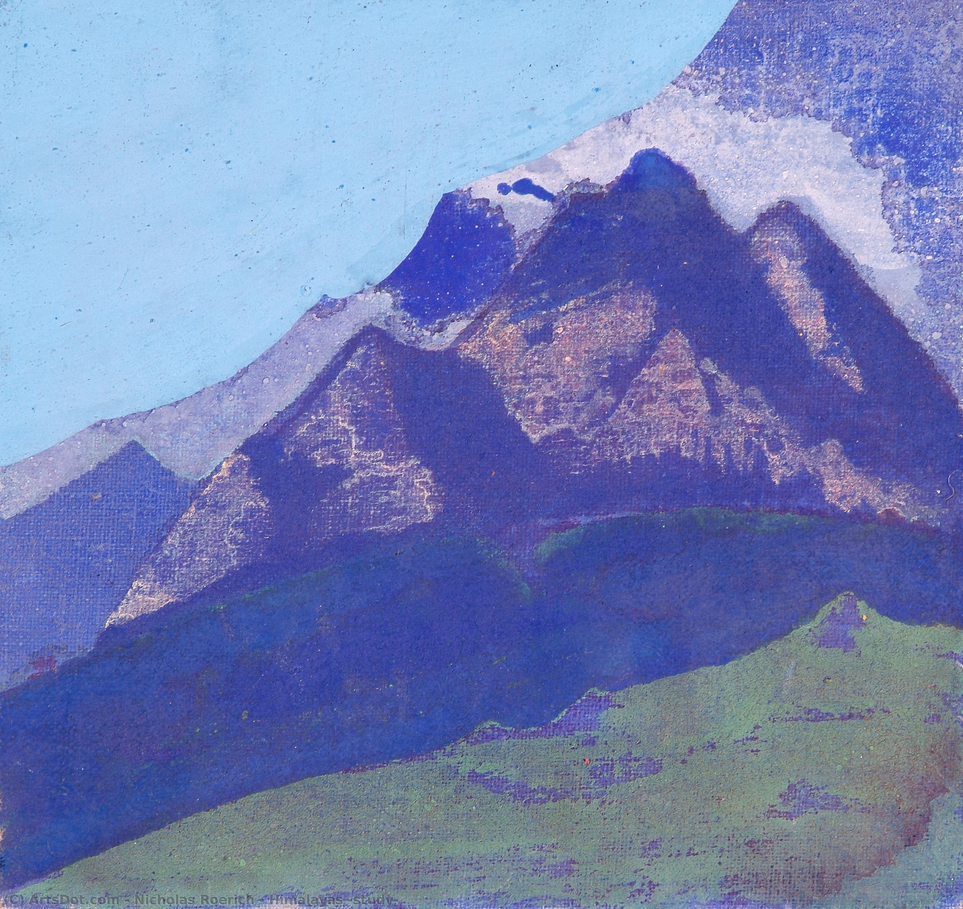 Himalayas (study) — Nicholas Roerich