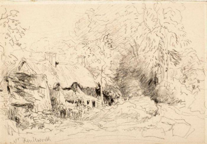 Cottage Near Kenilworth, Warwickshire — David Cox