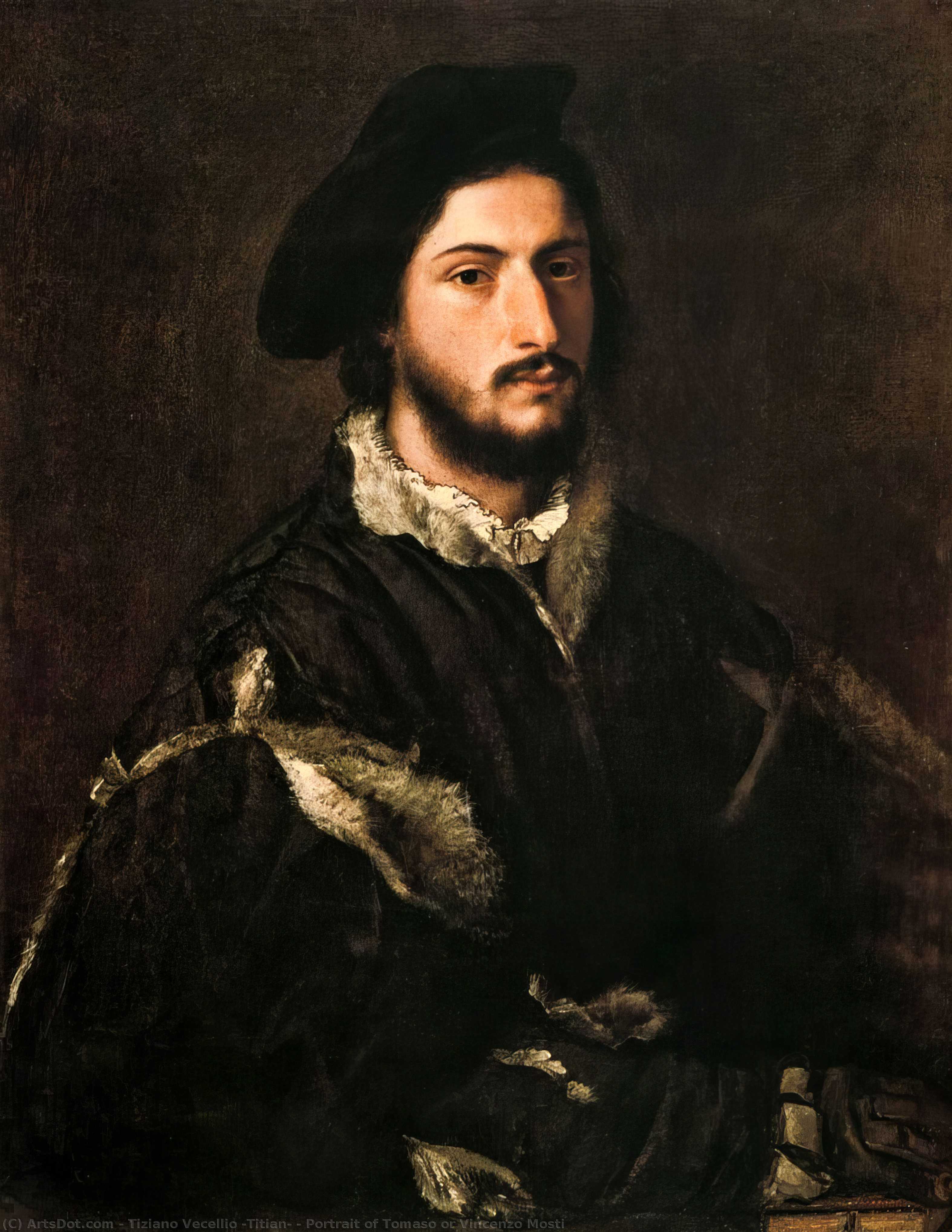Portrait Of Tomaso Or Vincenzo Mosti — Titian