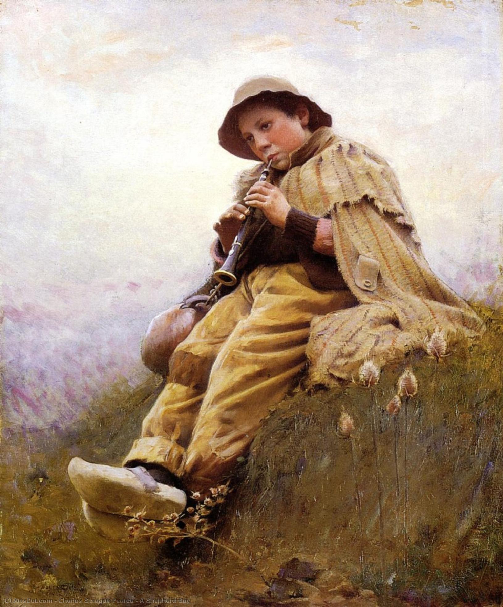 A Shepherd Boy — Charles Sprague Pearce