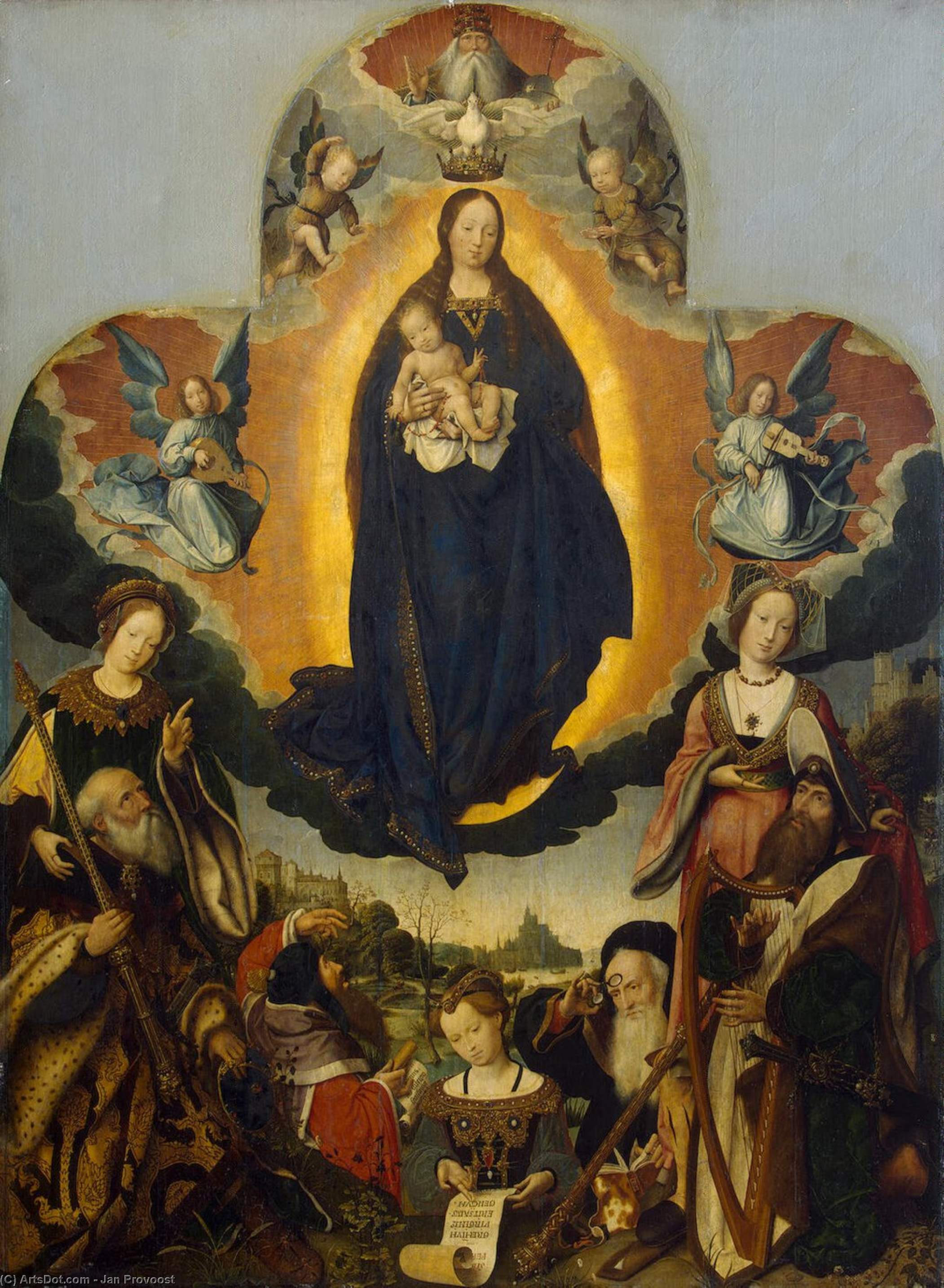 The Virgin Mary In Glory — Jan Provoost
