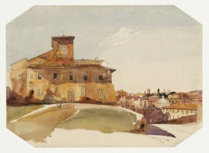 Church Of The Ss. Quattro Coronati, Rome — Edward Lear