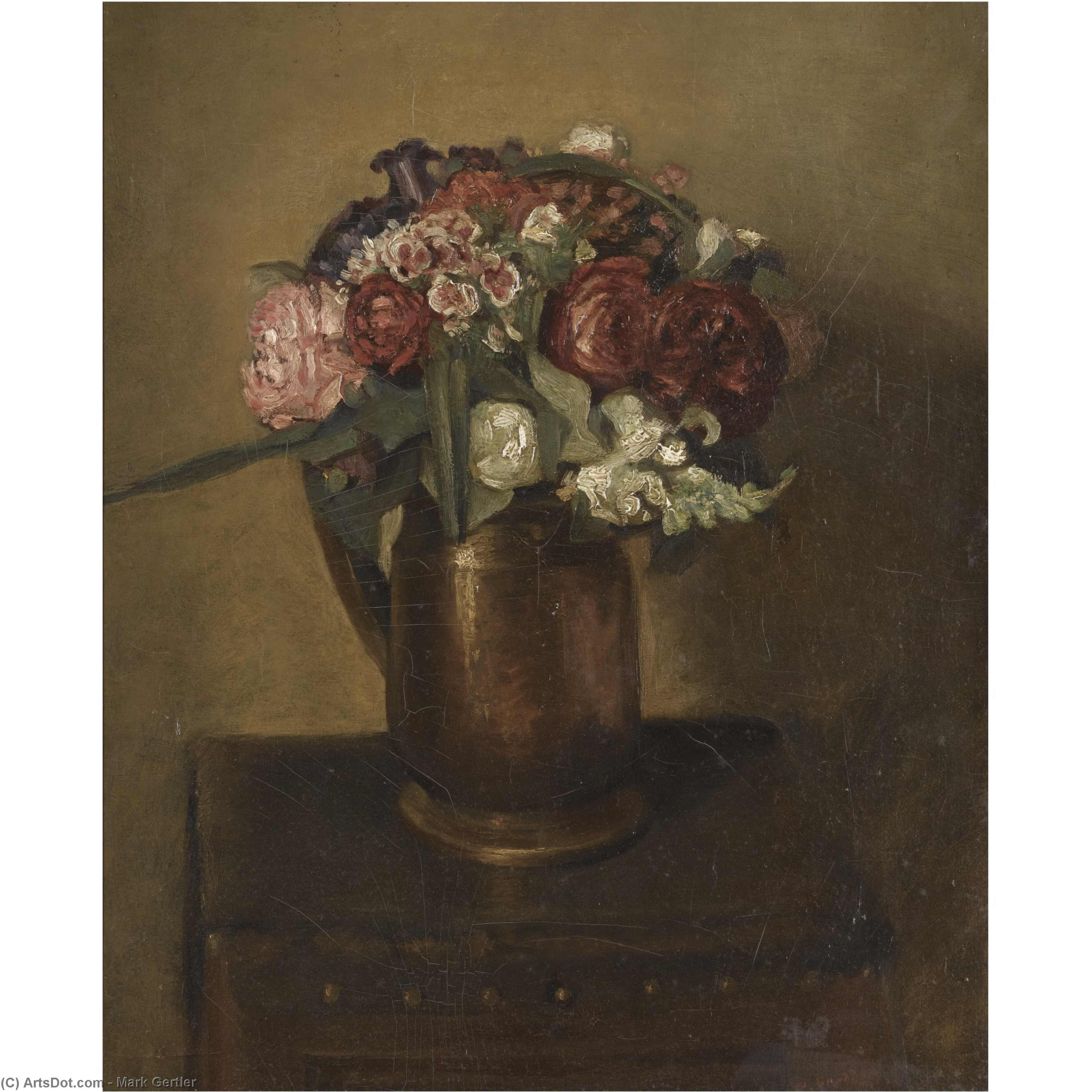 Flowers In A Jug — Mark Gertler