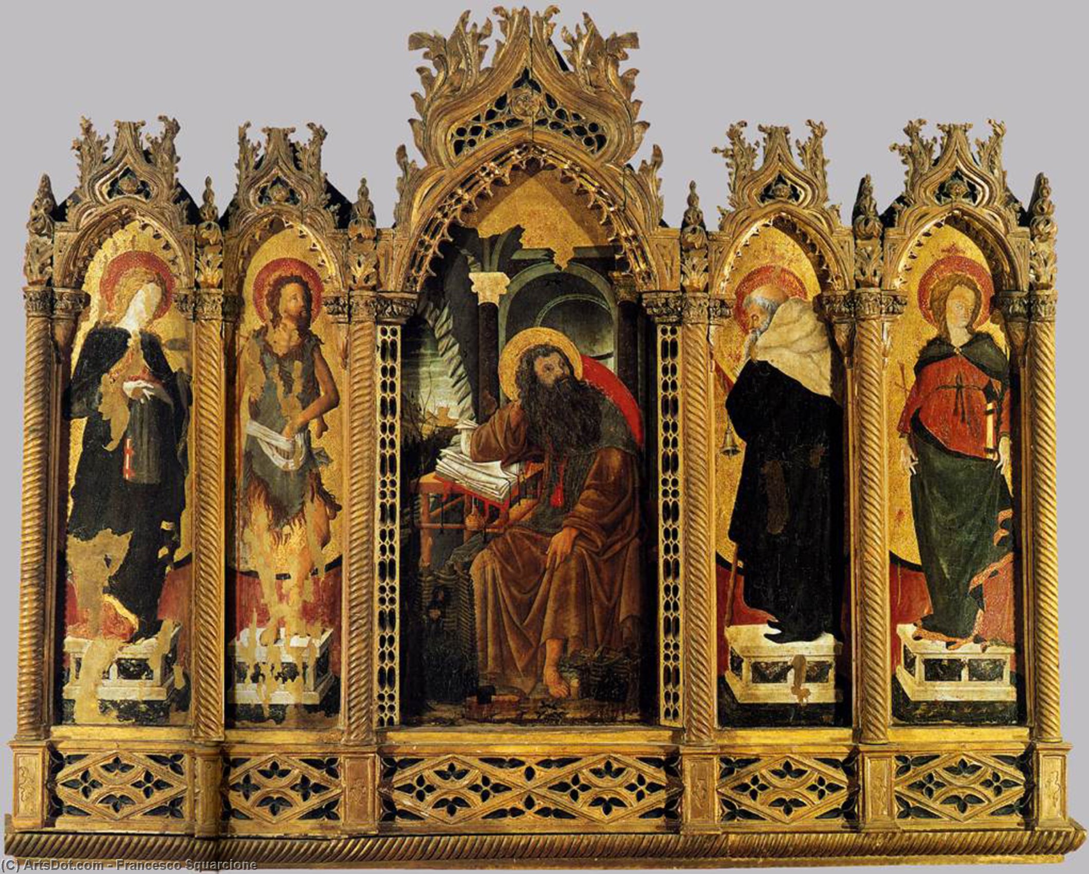 De Lazara Altarpiece — Francesco Squarcione