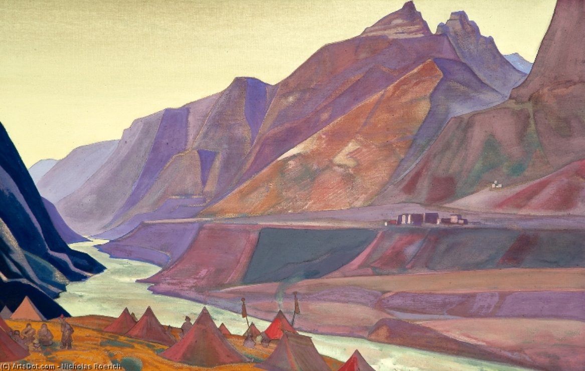 Koksar Camp — Nicholas Roerich