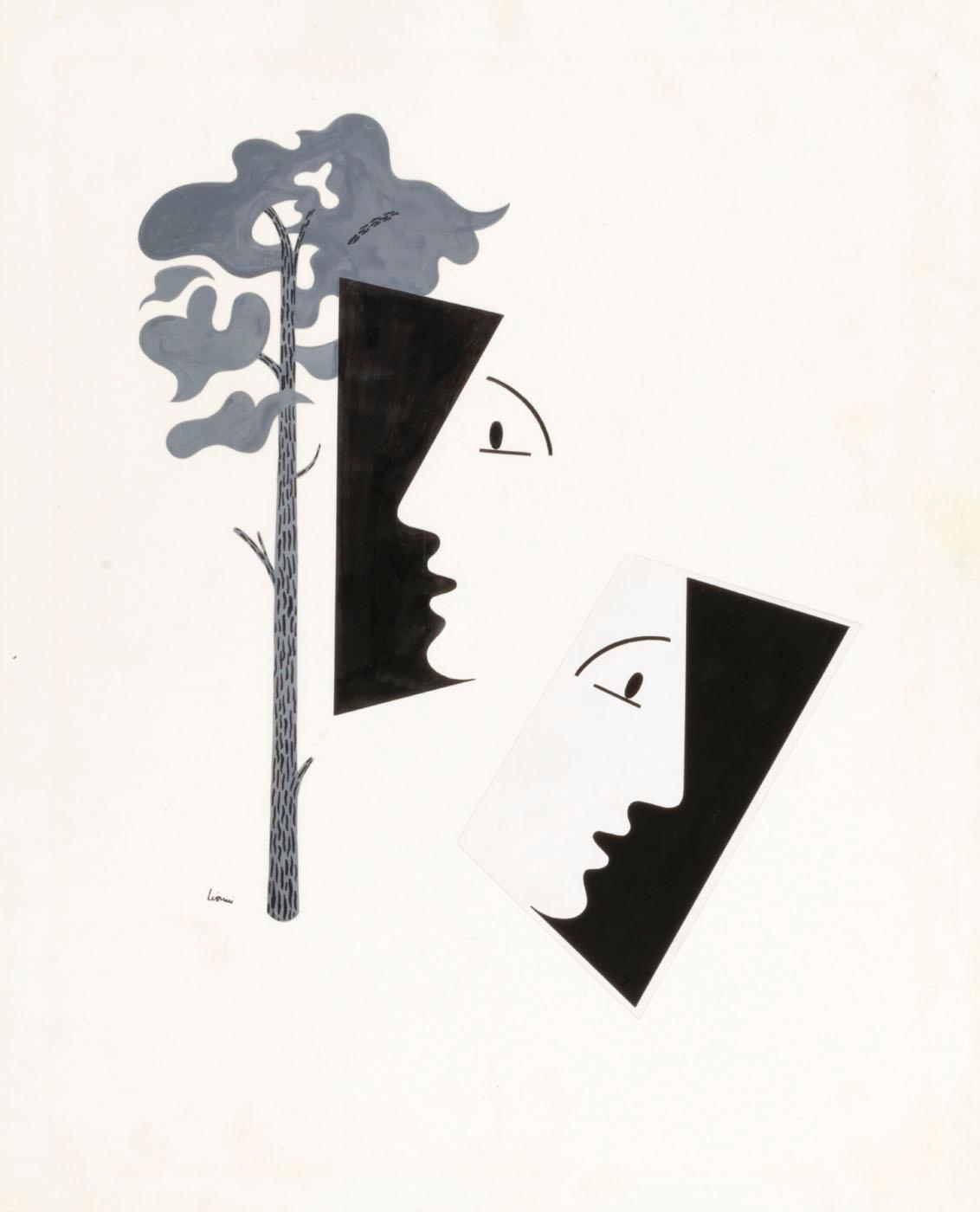 Pine Tree To Package, From The Early Series — Leo Lionni
