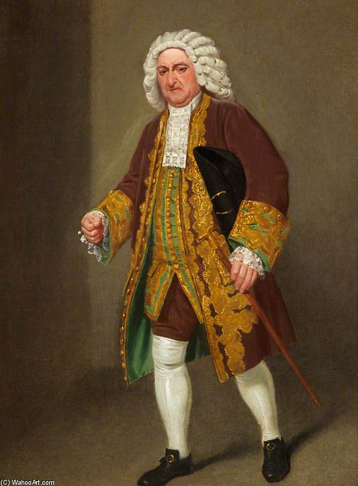 Richard Wilson As Sir Francis Wronghead In 'the Provok'd Husband' By Colley Cibber, Covent Garden — Samuel De Wilde