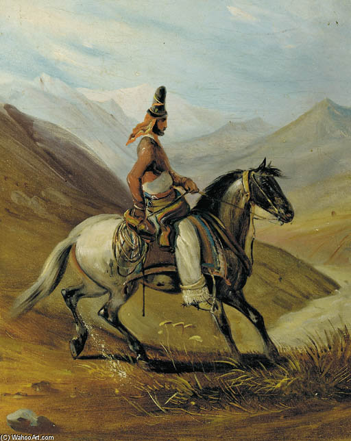 A Gaucho On Horseback — Johann Moritz Rugendas