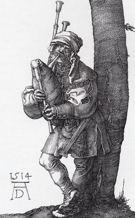 The Bagpiper — Albrecht Dürer