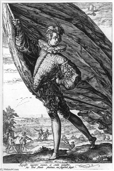 Standard-bearer — Hendrik Goltzius