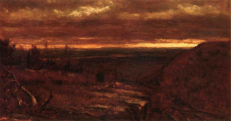 Landscape At Sunset — Thomas Worthington Whittredge