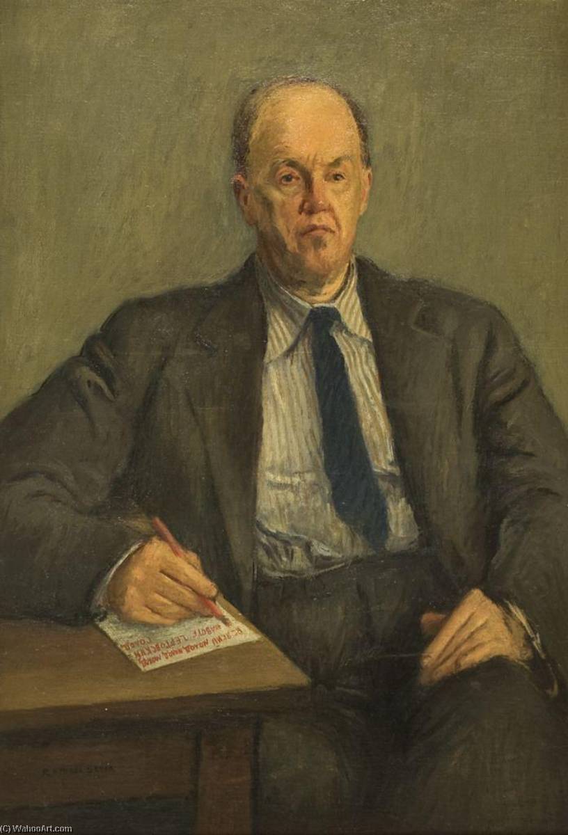 Portrait Of David Burliuk — Raphael Soyer