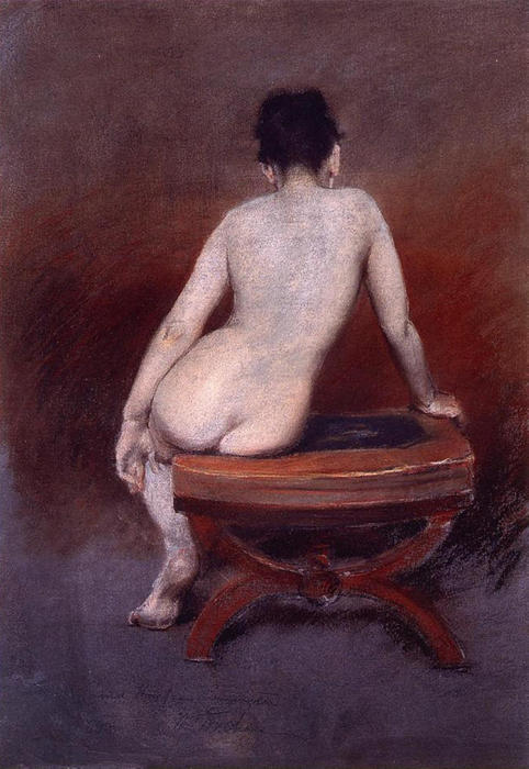 Back Of A Nude — William Merritt Chase