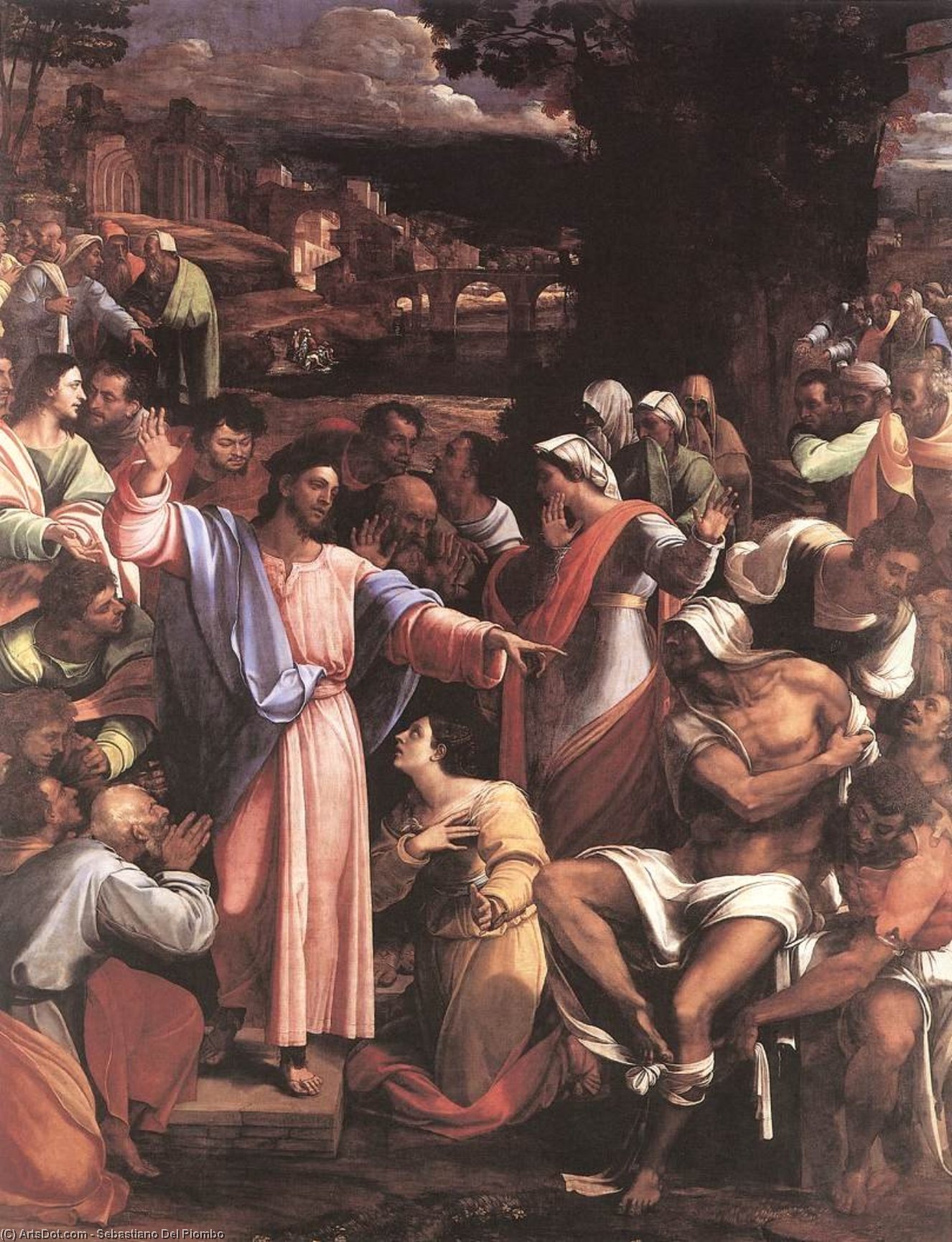 The Raising Of Lazarus — Sebastiano Del Piombo
