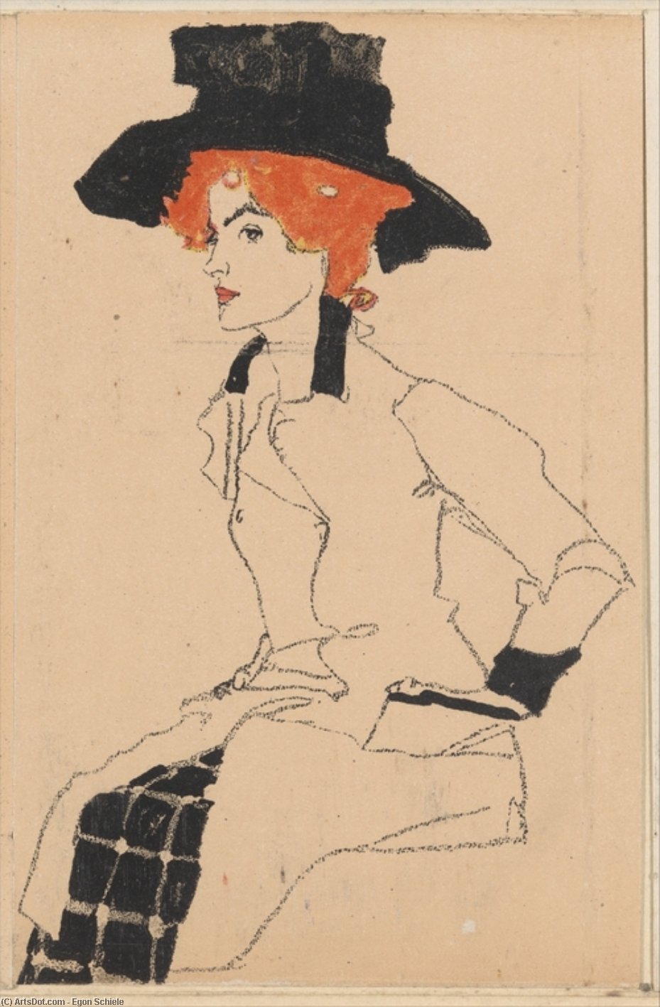 Portrait Of A Woman 2 — Egon Schiele