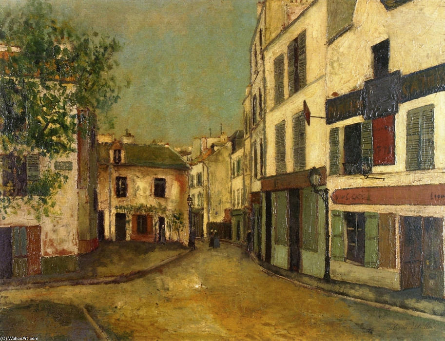 Square Tertre On Montmartre — Maurice Utrillo