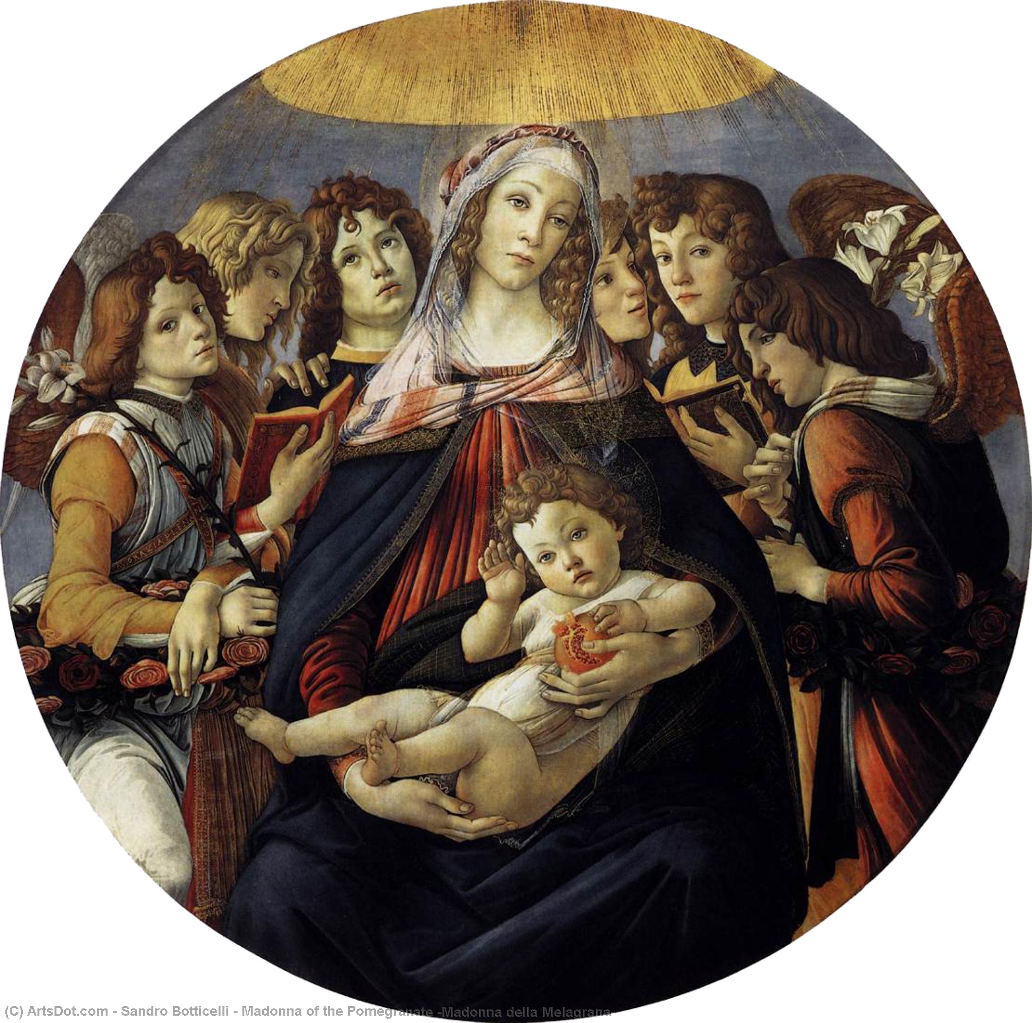 Madonna Of The Pomegranate (madonna Della Melagrana) — Sandro Botticelli