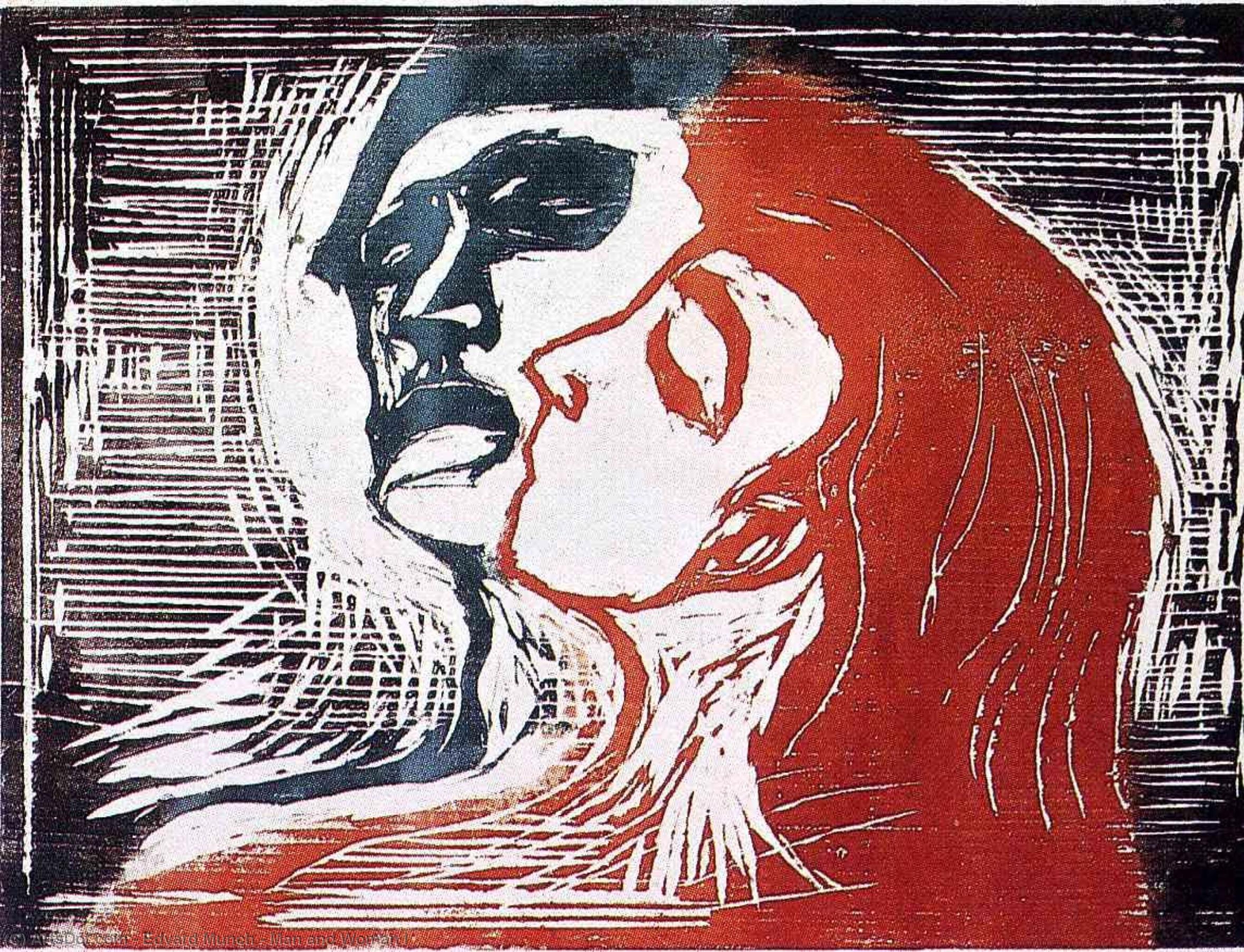 Man And Woman I — Edvard Munch