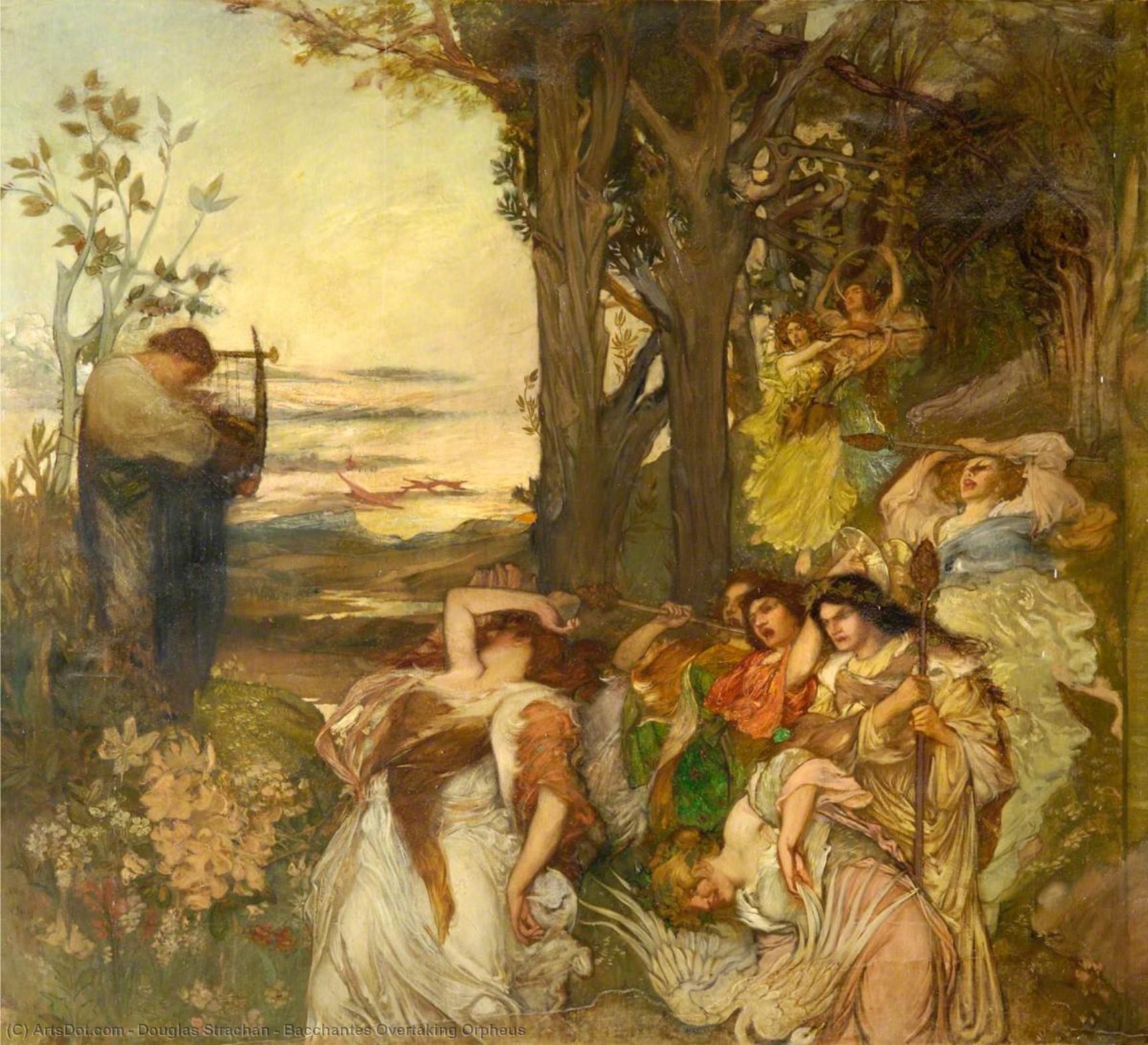 Bacchantes Overtaking Orpheus — Douglas Strachan