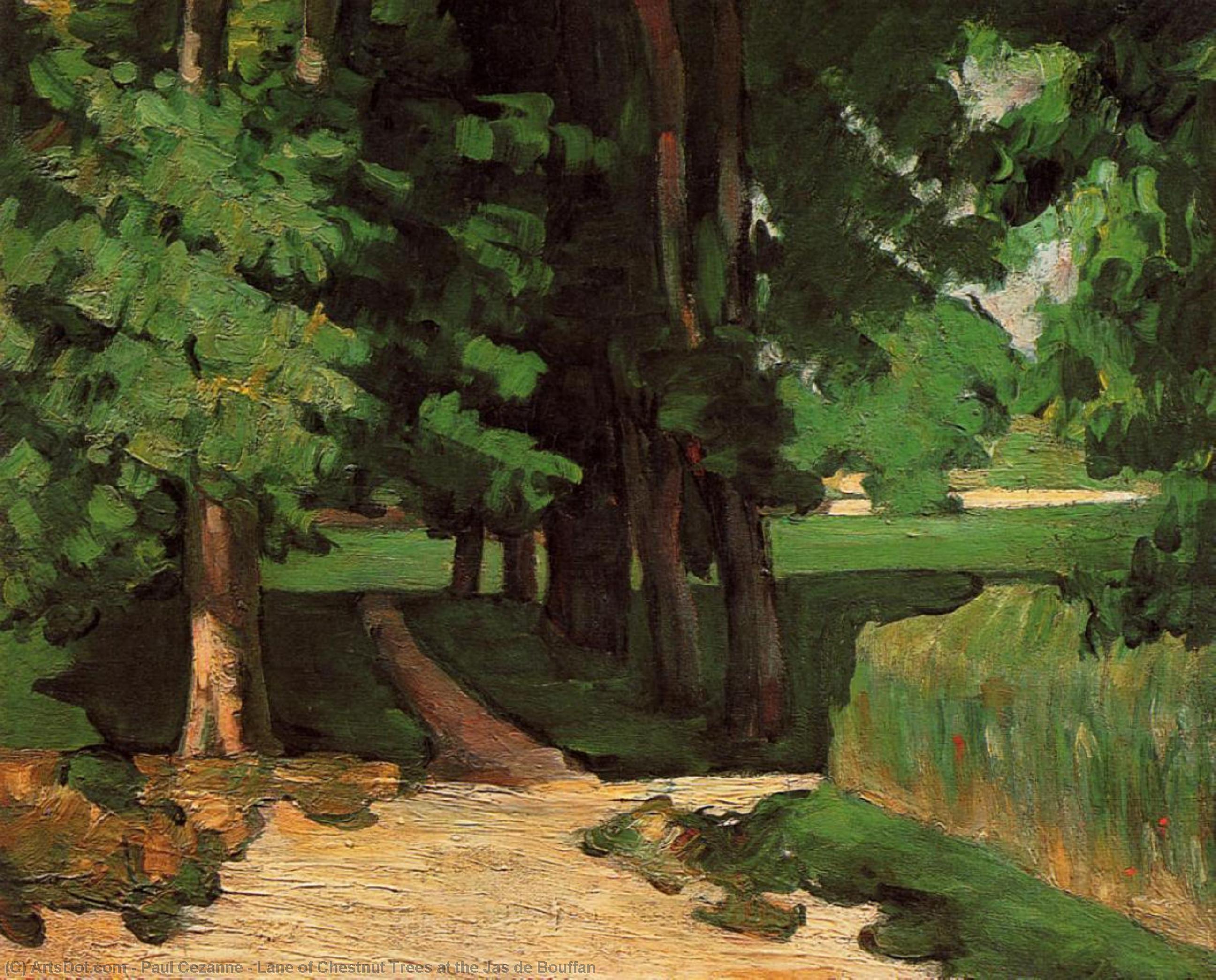 Lane Of Chestnut Trees At The Jas De Bouffan — Paul Cézanne