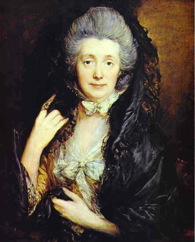 Mrs. Thomas Gainsborough, Nee Margaret Burr — Thomas Gainsborough