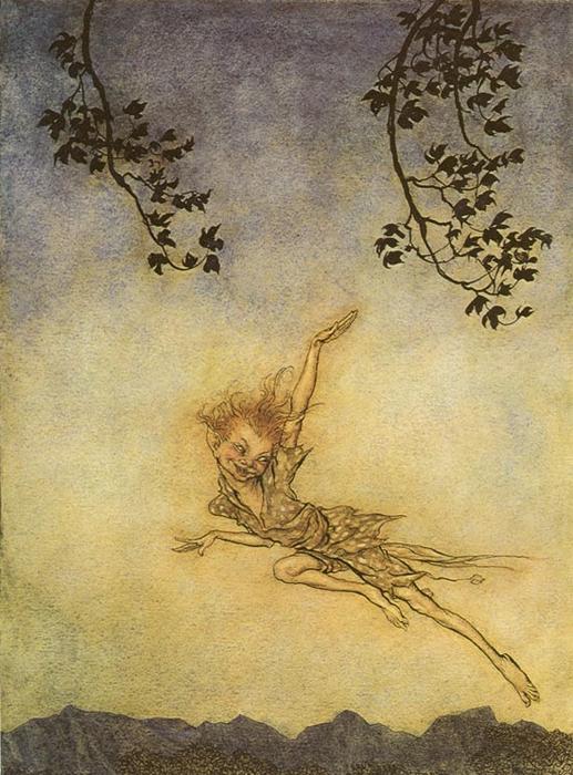 A Midsummer Night's Dream Puck — Arthur Rackham