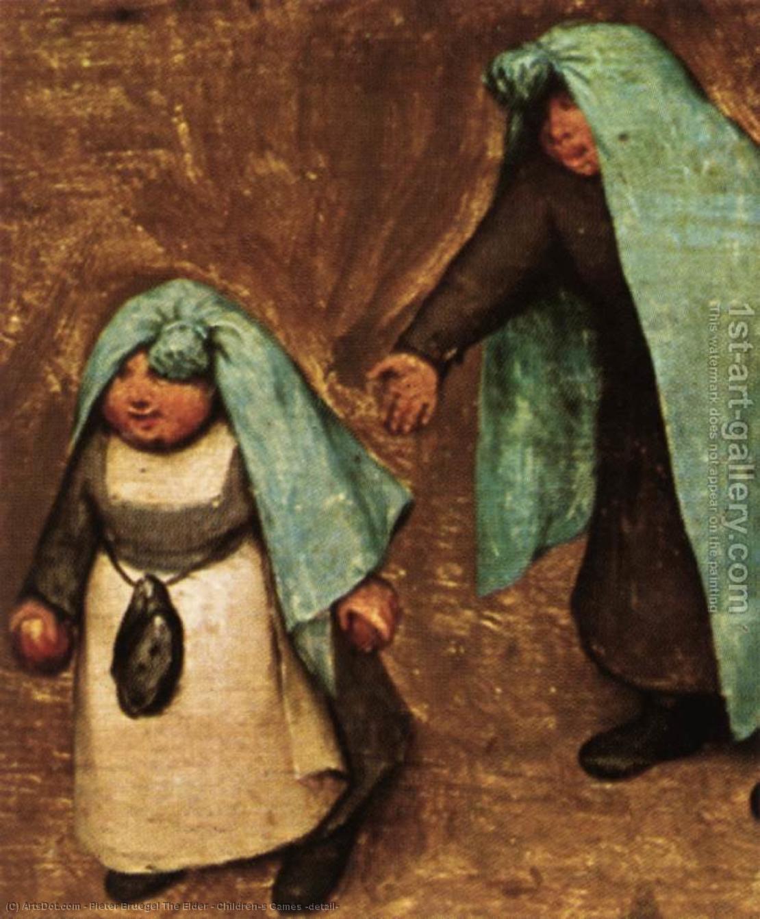 Children's Games (detail) — Pieter Bruegel The Elder