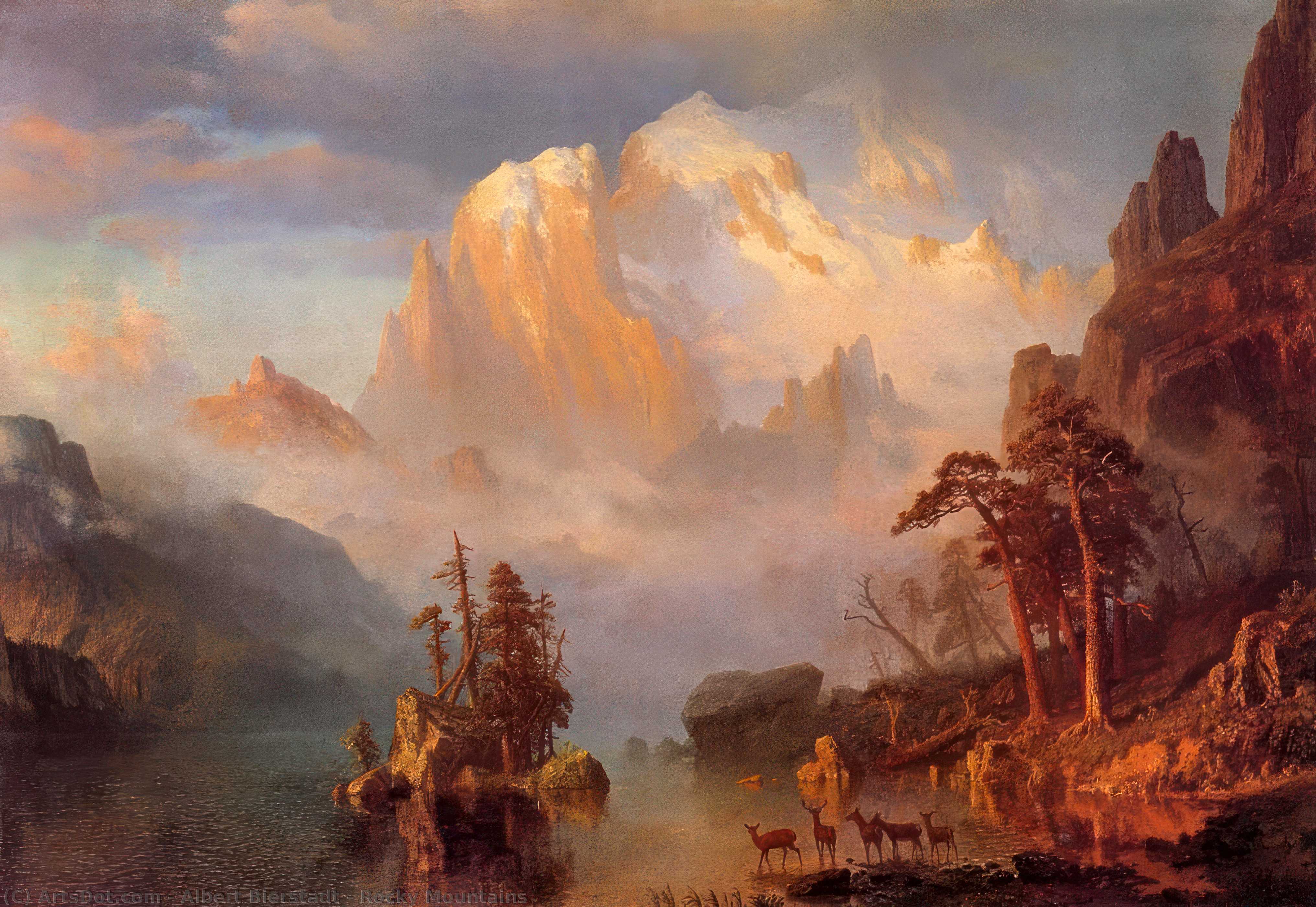 Rocky Mountains — Albert Bierstadt