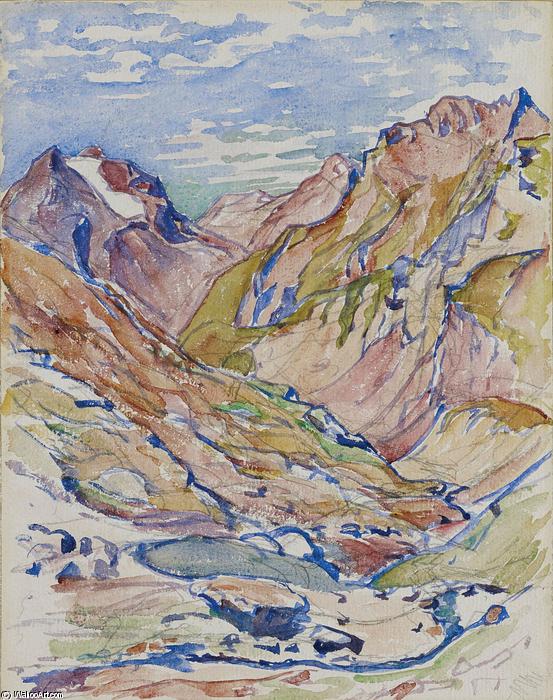 Valley In The Upper Engadin — Giovanni Giacometti