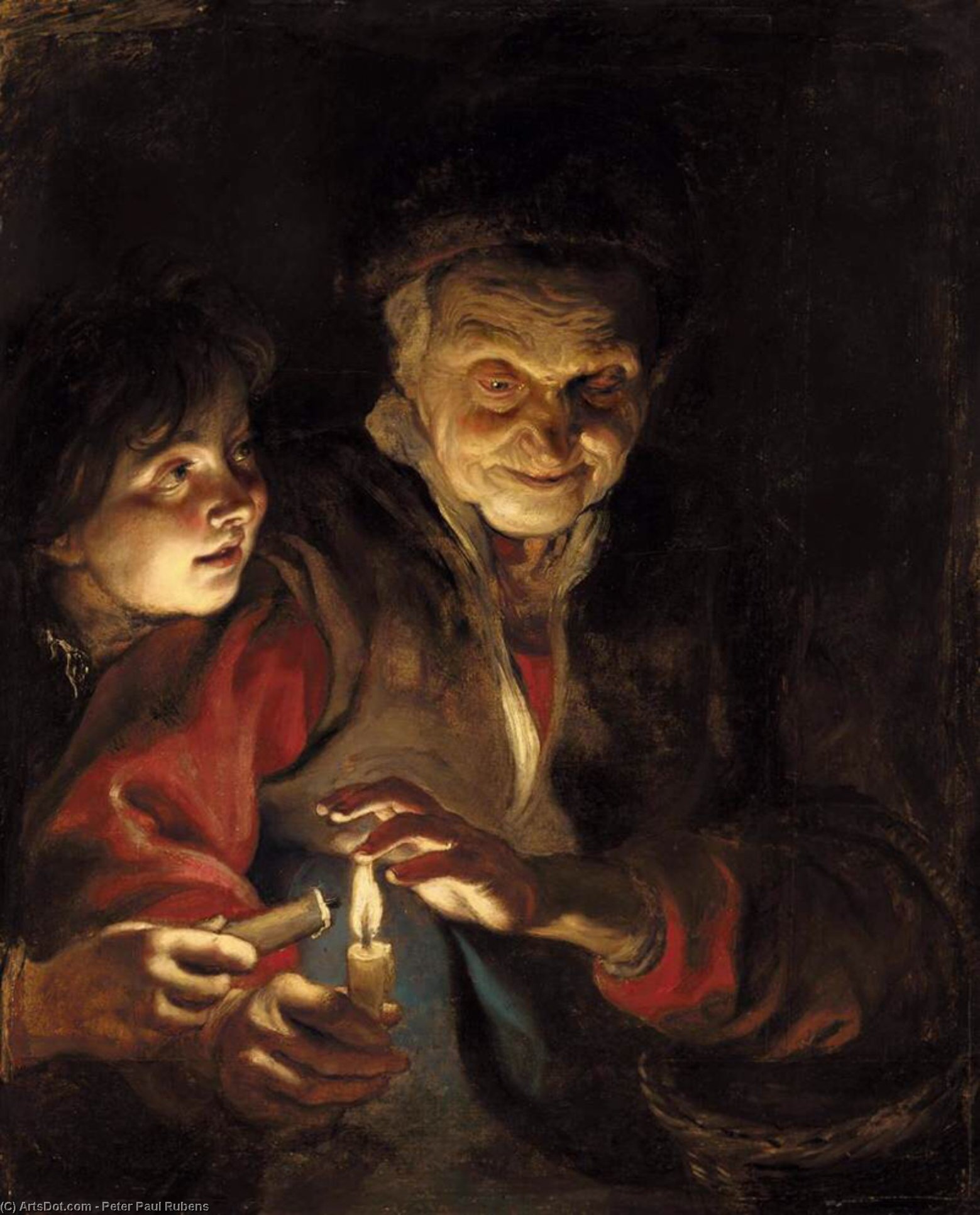 Night Scene — Peter Paul Rubens