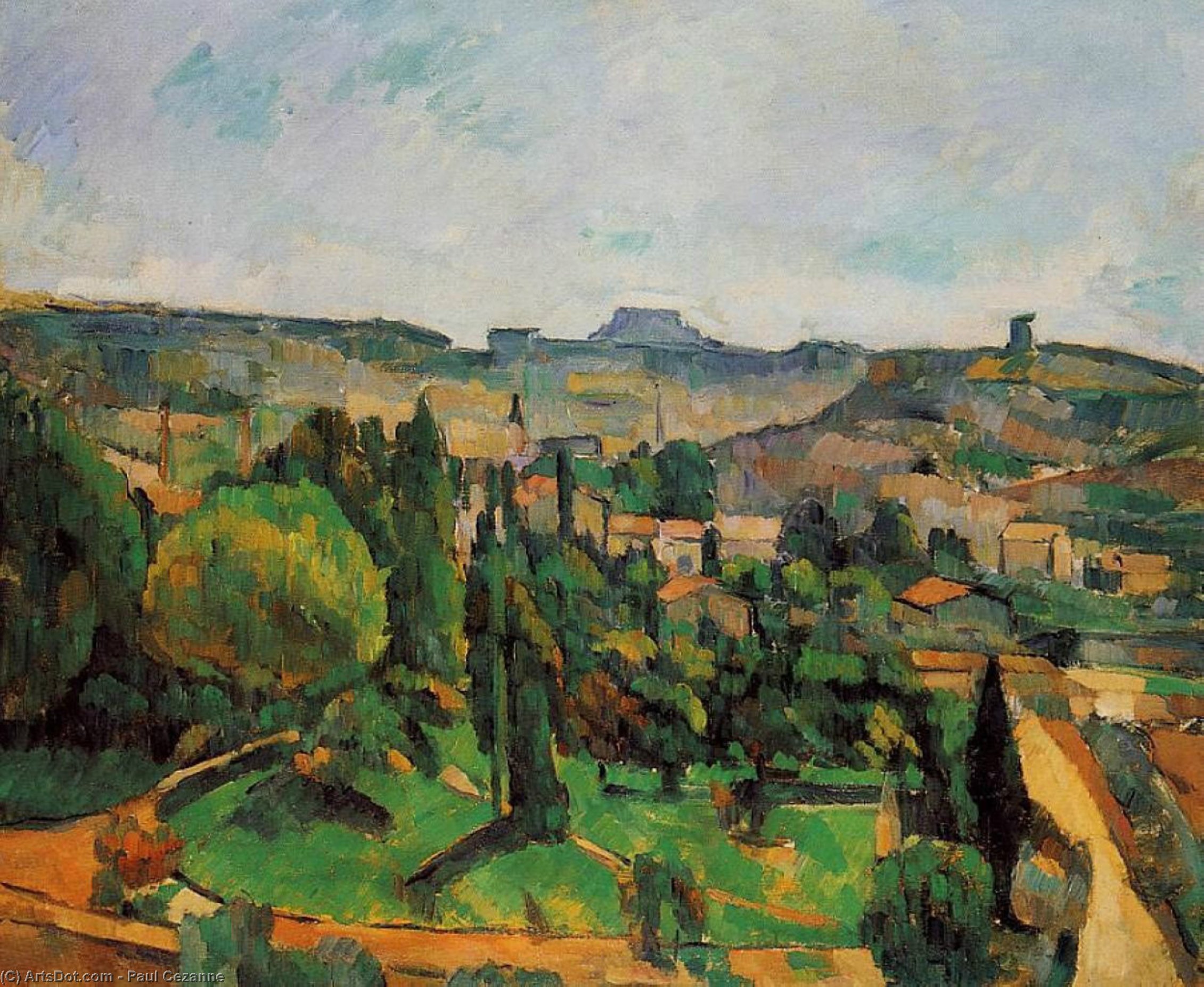 Ile De France Landscape — Paul Cézanne