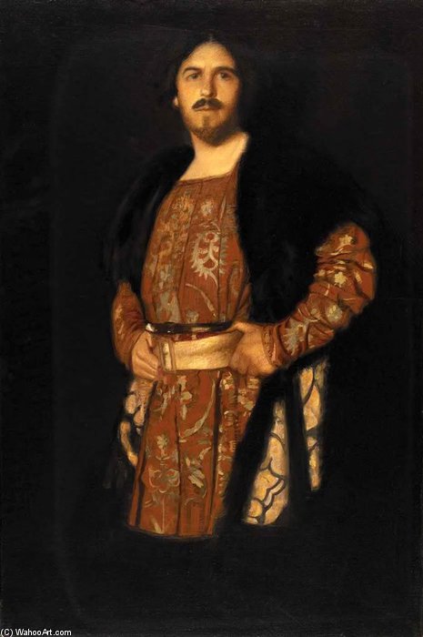 Self Portrait Hamlet — Albert Herter