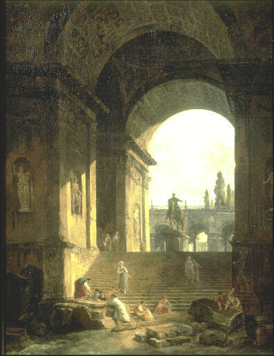 Vue Pittoresque Du Capitole — Hubert Robert