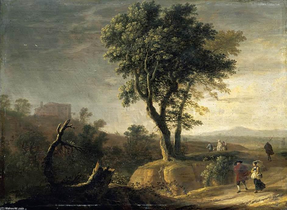 An Italianate Landscape — Herman Van Swanevelt