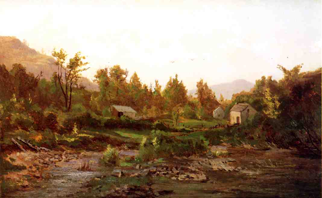 Landscape With Trees And Cattle — Thomas Worthington Whittredge