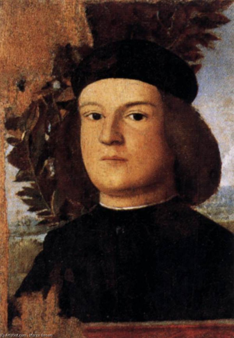 Portrait Of A Man In A Cap — Marko Basaiti
