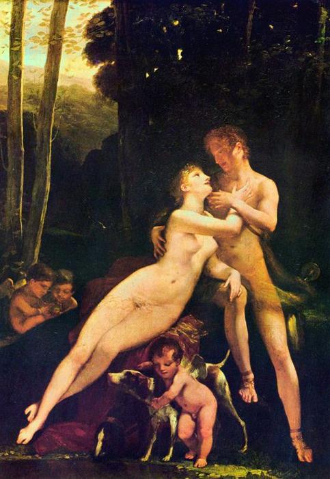 Venus And Adonis — Pierre-paul Prud'hon