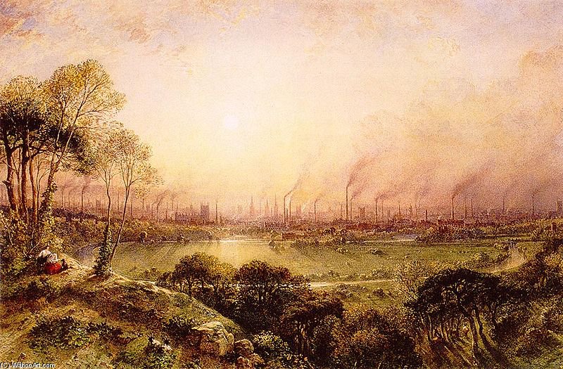 Manchester From Kersal Moor — William Wyld