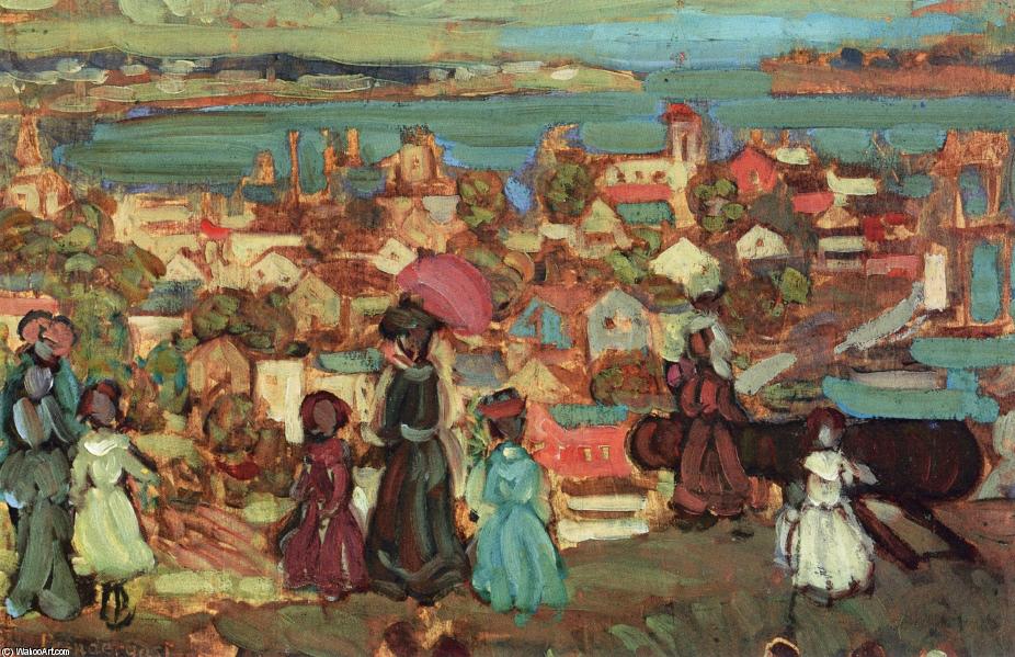 Village By The Sea — Maurice Brazil Prendergast