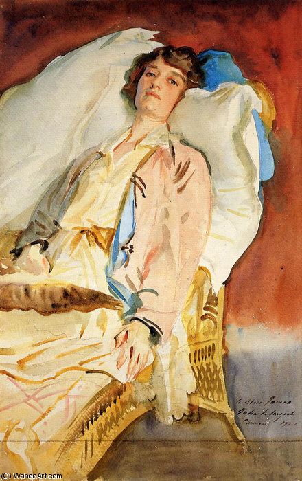 Alice Runnels James (mrs. William James) — John Singer Sargent